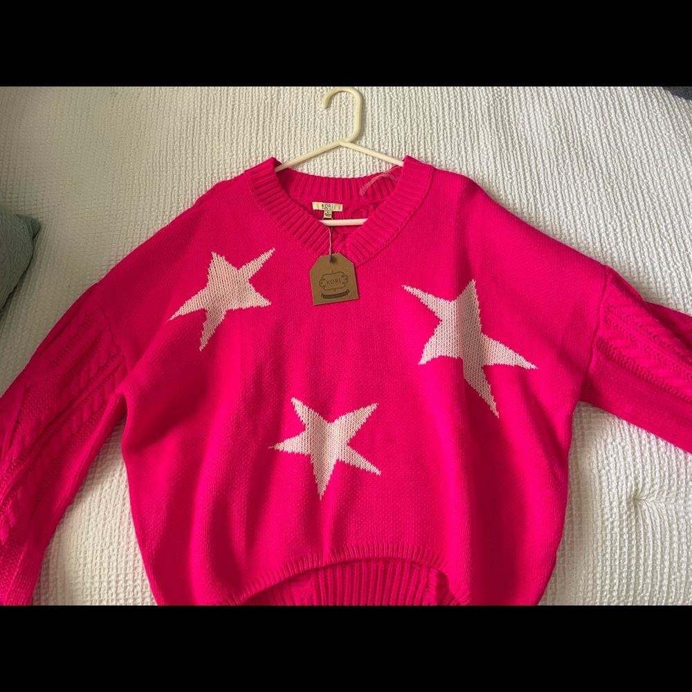 Kori Star distressed sweater